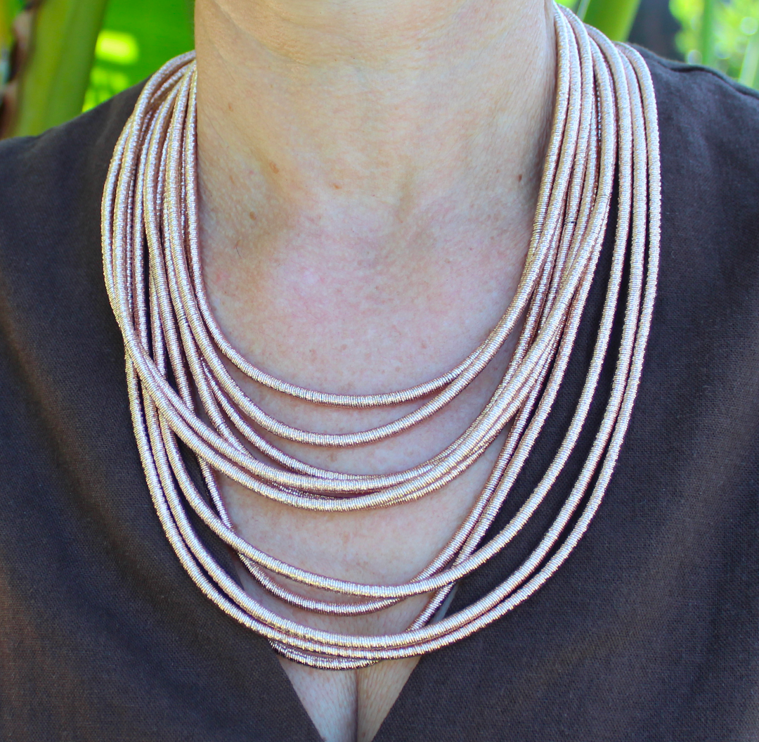 Collana Filè Rose gold