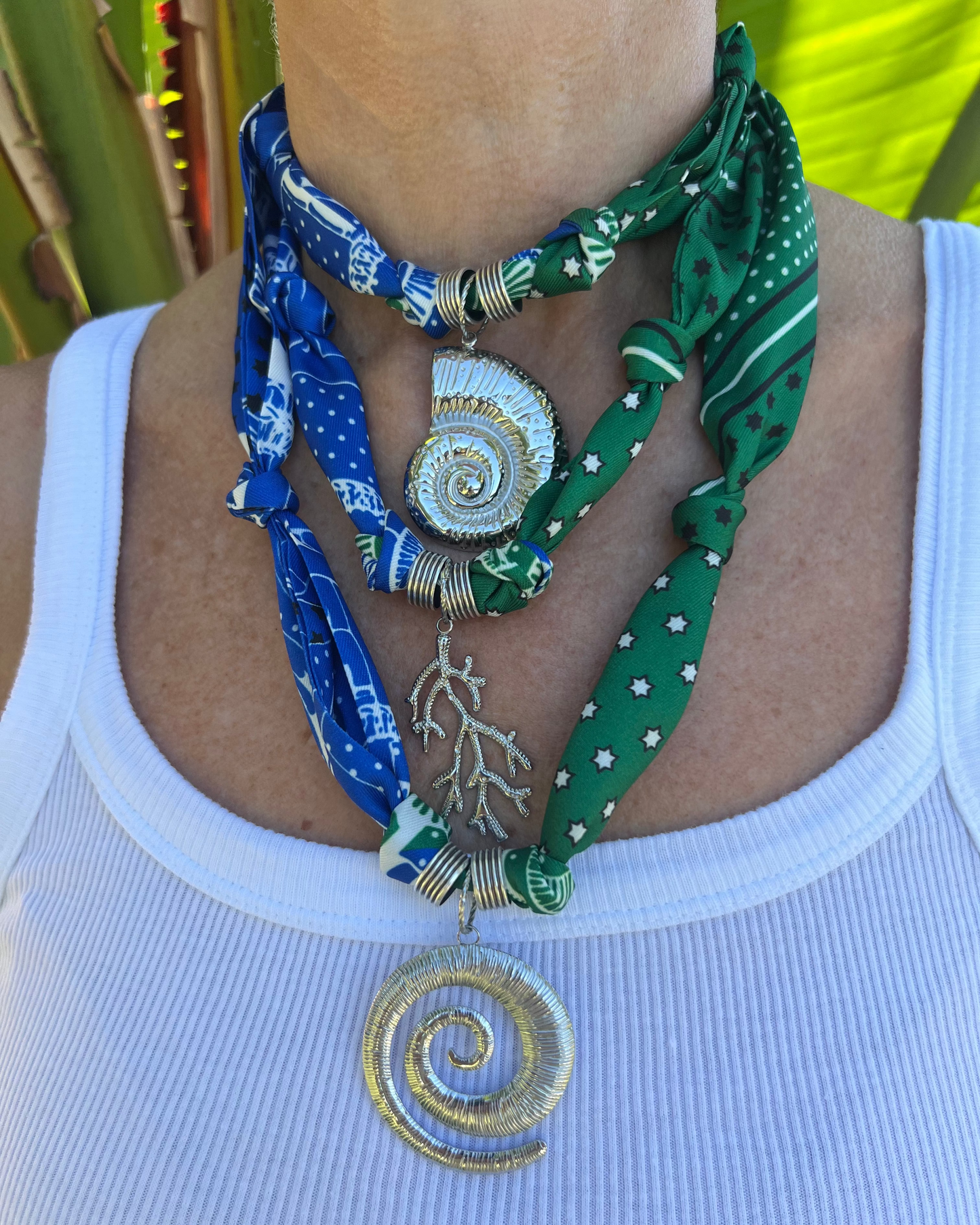Collana Corallo Argento