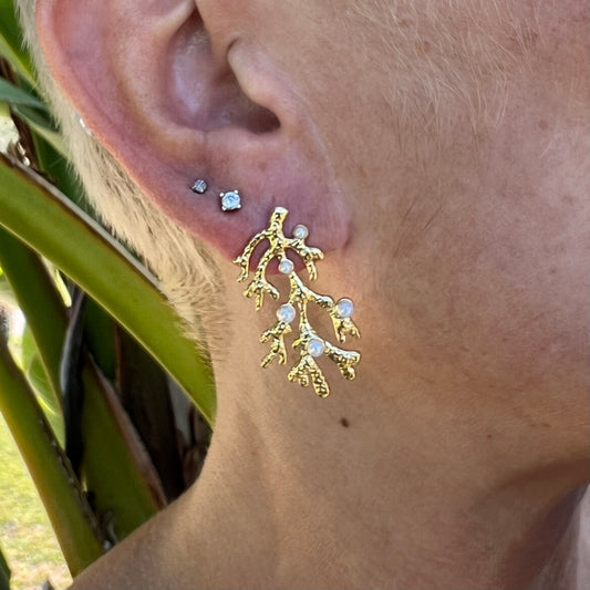 Orecchino Corallo