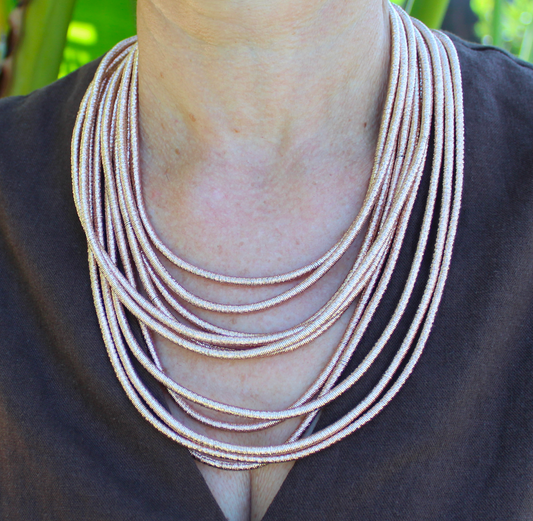 Collana Filè Rose gold