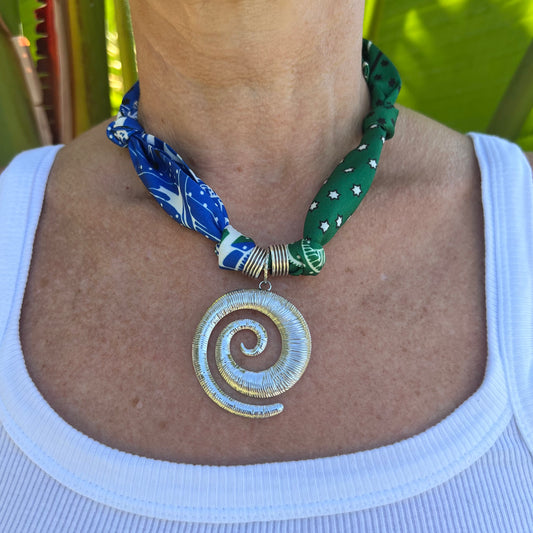 Collana Onda argento