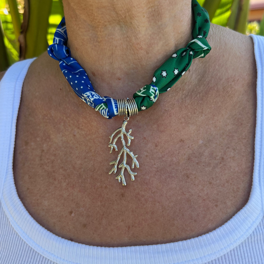 Collana Corallo Argento