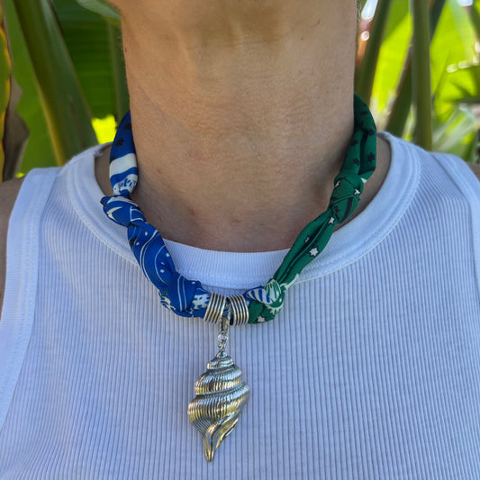 Collana conchiglia argento