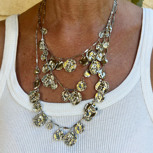 Collana Foliage Silver