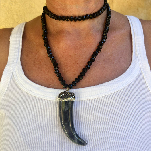 Collana Lucky glow Black